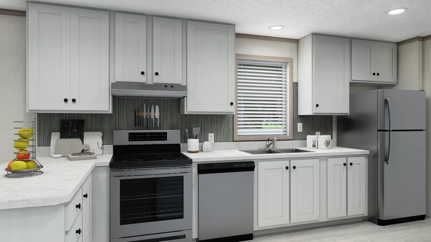 The Pulse 58 — 3 bed, 2 bath, 1,280 sq ft new manufactured home